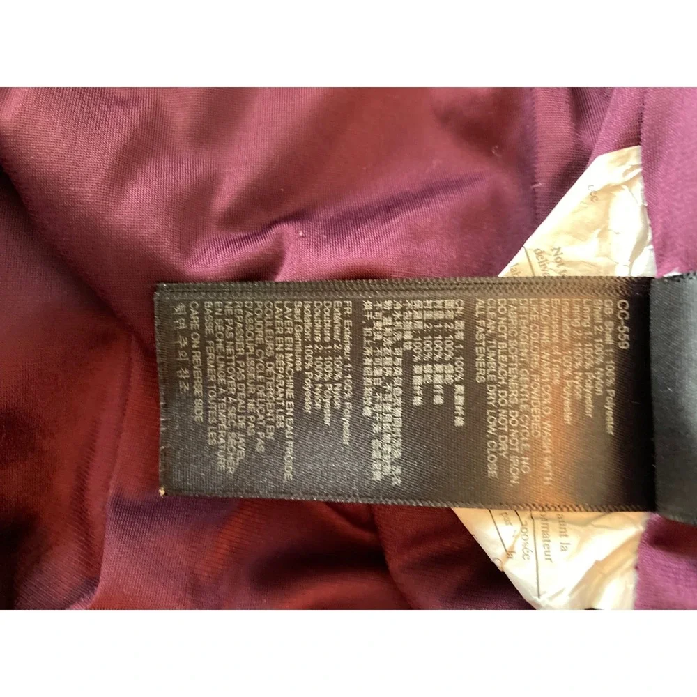 Marmot Womens Plum Purple Insulated Snow Ski Pants K76090 Size Large